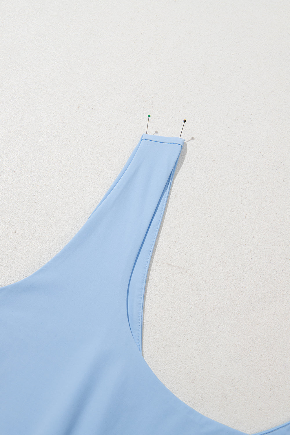 Myosotis Plain Sleeveless Drawstring Cinched Waist Romper