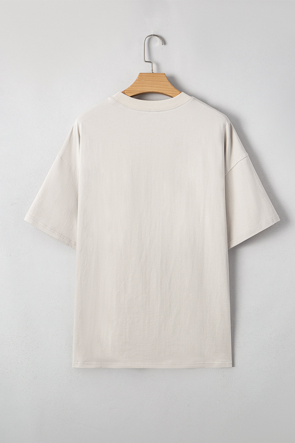Laurel Green Big Bow Print Drop Shoulder Oversized Tee